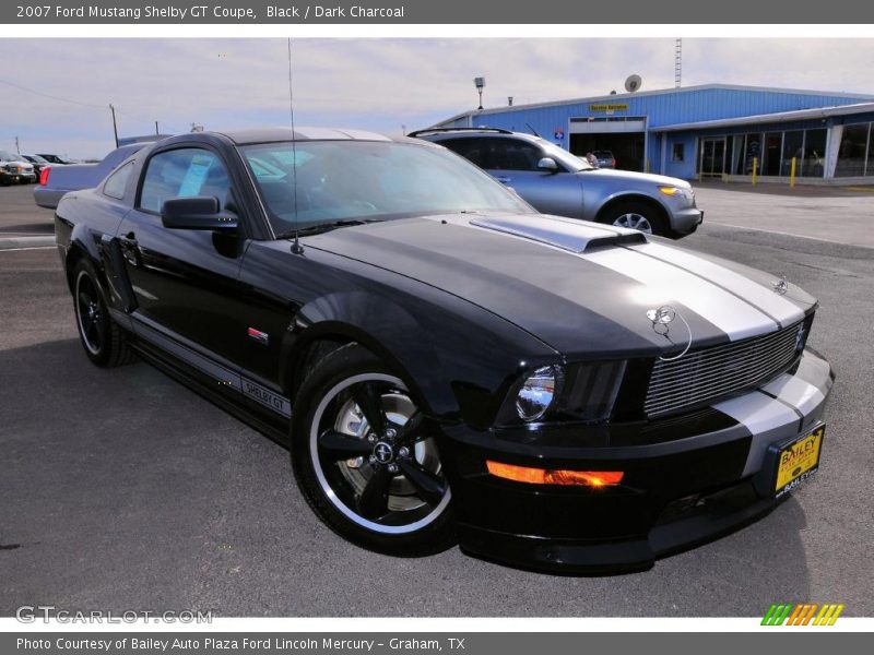 Black / Dark Charcoal 2007 Ford Mustang Shelby GT Coupe