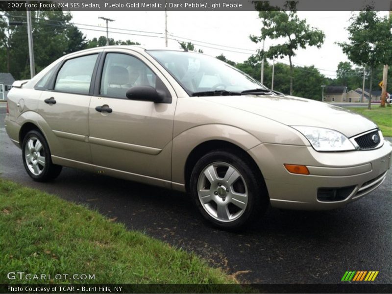 Pueblo Gold Metallic / Dark Pebble/Light Pebble 2007 Ford Focus ZX4 SES Sedan