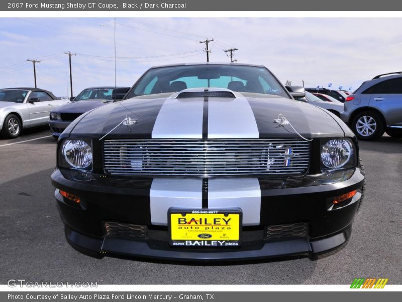 Black / Dark Charcoal 2007 Ford Mustang Shelby GT Coupe