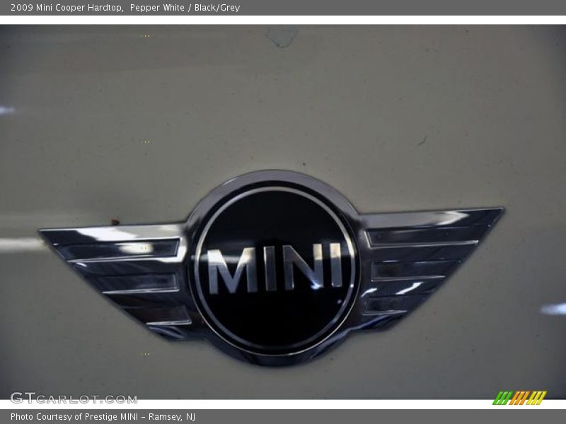 Pepper White / Black/Grey 2009 Mini Cooper Hardtop