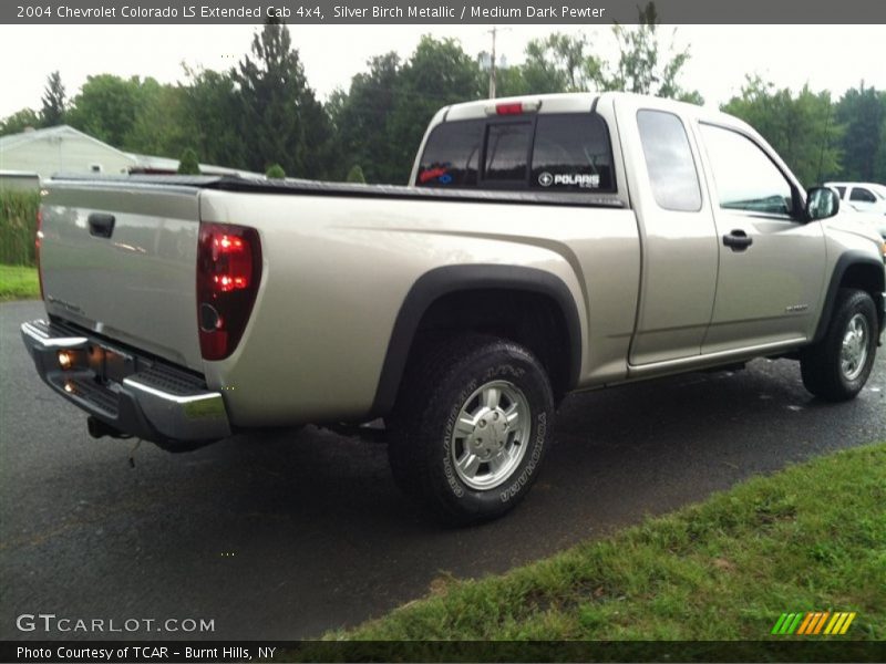 Silver Birch Metallic / Medium Dark Pewter 2004 Chevrolet Colorado LS Extended Cab 4x4