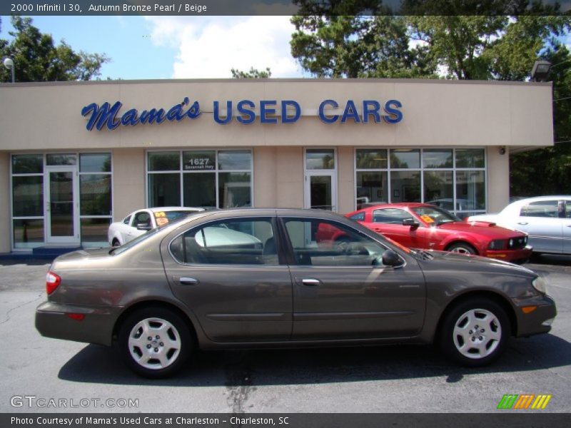 Autumn Bronze Pearl / Beige 2000 Infiniti I 30