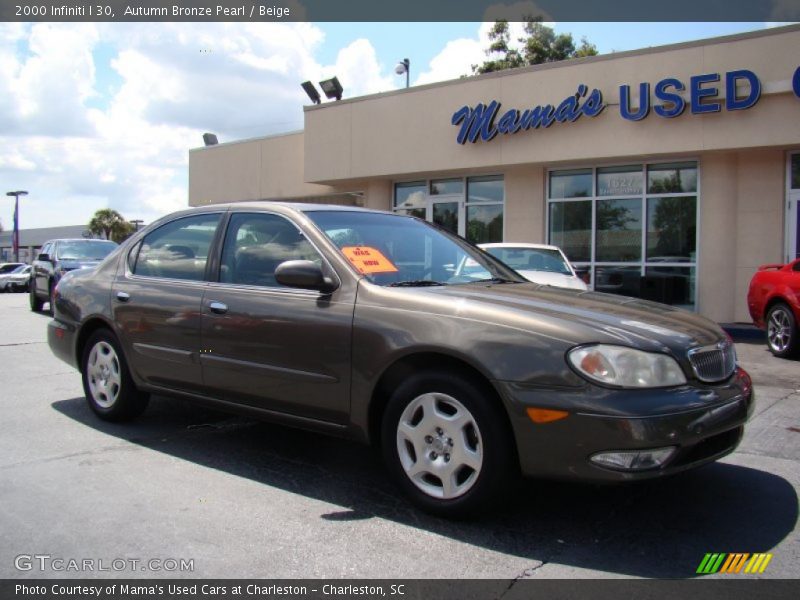 Autumn Bronze Pearl / Beige 2000 Infiniti I 30