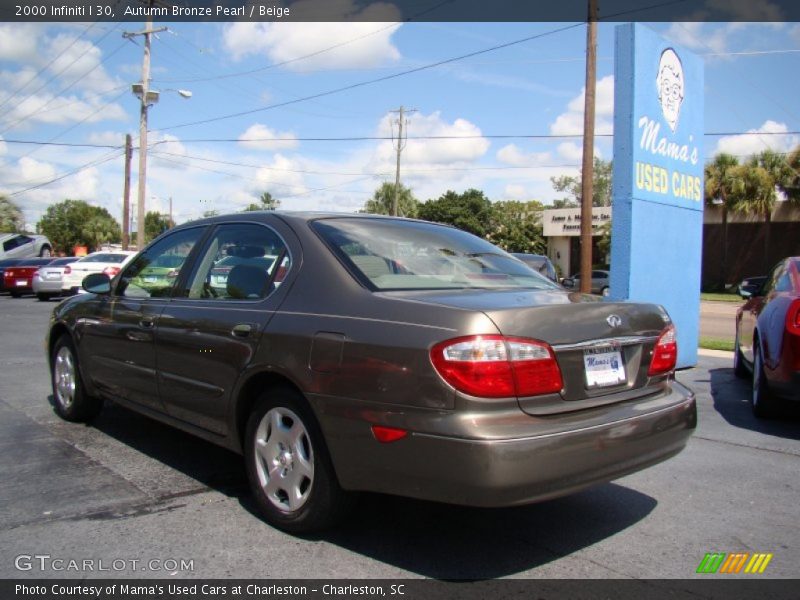 Autumn Bronze Pearl / Beige 2000 Infiniti I 30