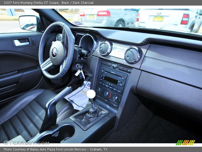 Black / Dark Charcoal 2007 Ford Mustang Shelby GT Coupe