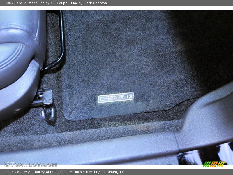 Black / Dark Charcoal 2007 Ford Mustang Shelby GT Coupe