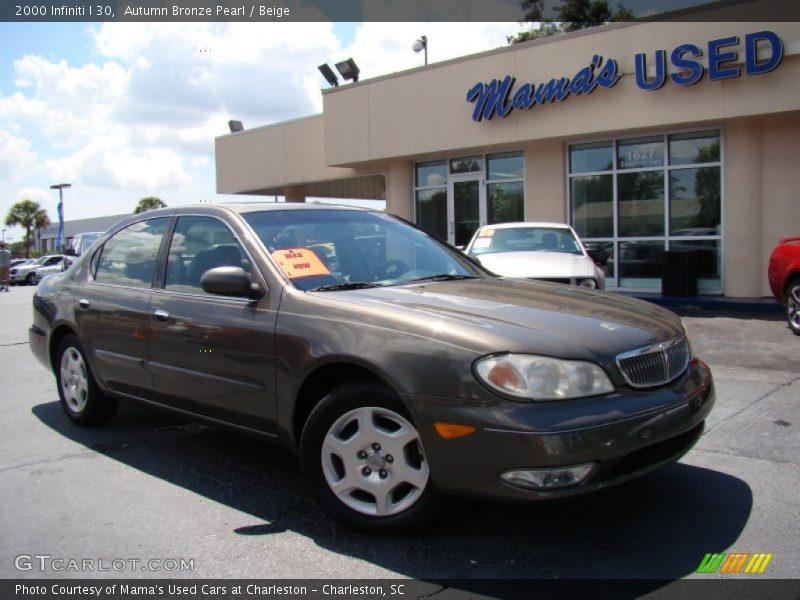 Autumn Bronze Pearl / Beige 2000 Infiniti I 30