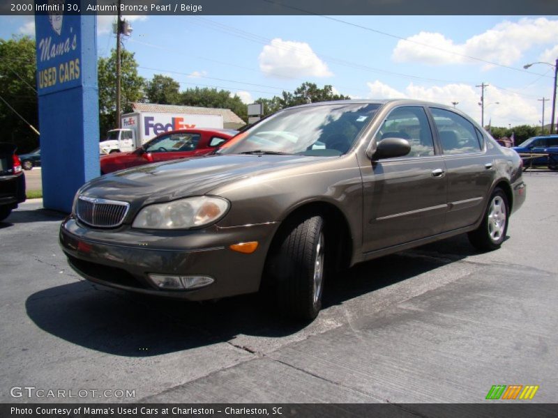 Autumn Bronze Pearl / Beige 2000 Infiniti I 30