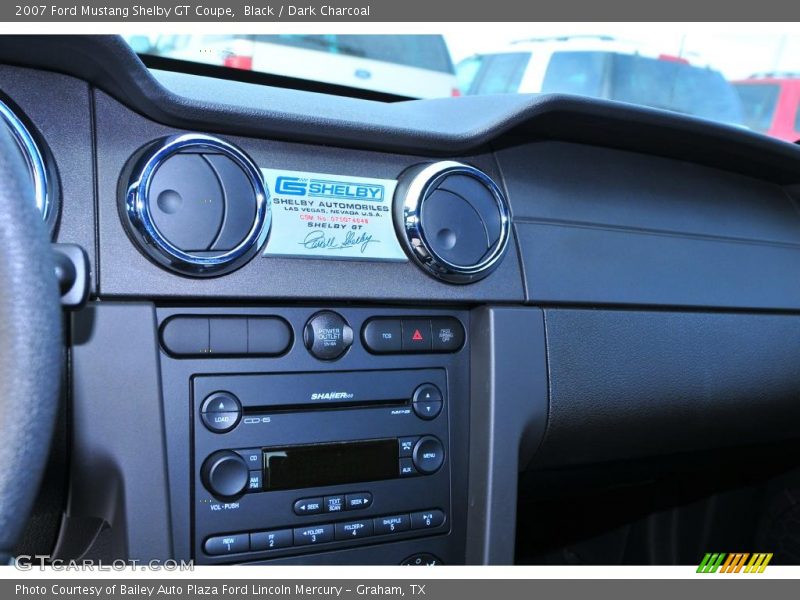 Black / Dark Charcoal 2007 Ford Mustang Shelby GT Coupe