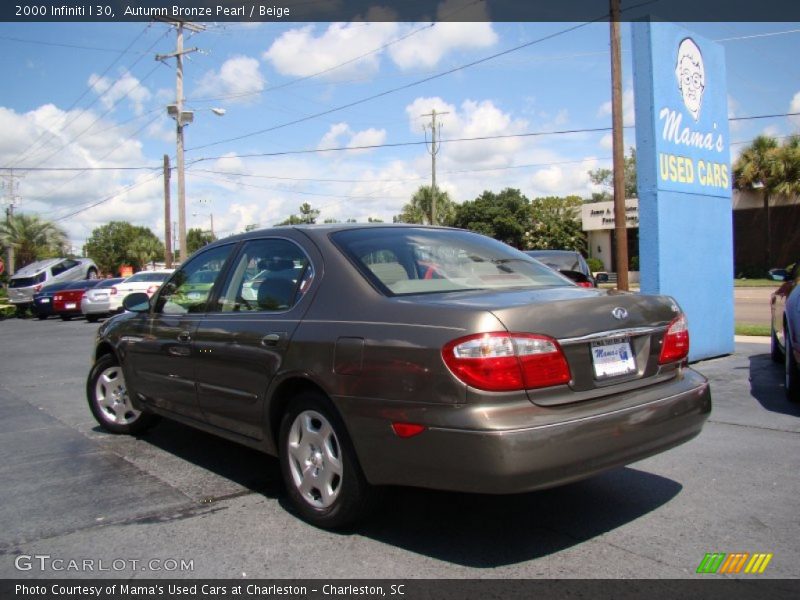 Autumn Bronze Pearl / Beige 2000 Infiniti I 30