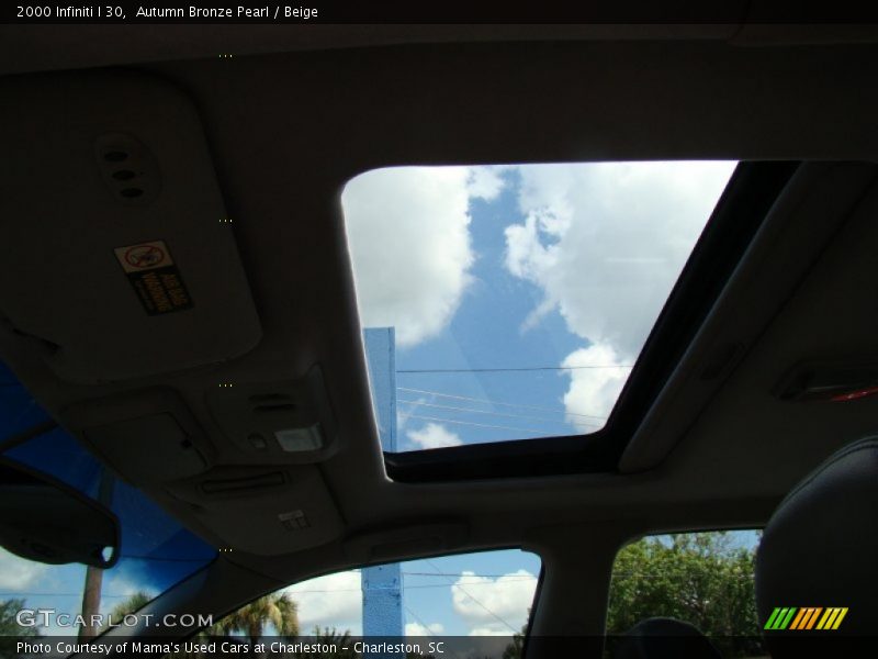 Autumn Bronze Pearl / Beige 2000 Infiniti I 30