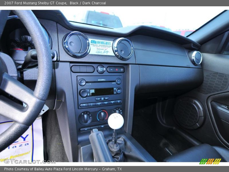 Black / Dark Charcoal 2007 Ford Mustang Shelby GT Coupe