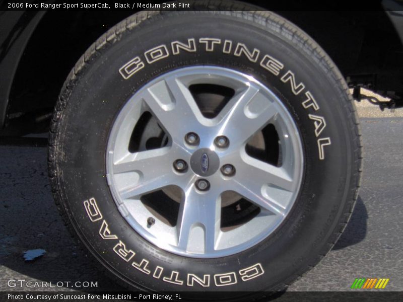 Black / Medium Dark Flint 2006 Ford Ranger Sport SuperCab