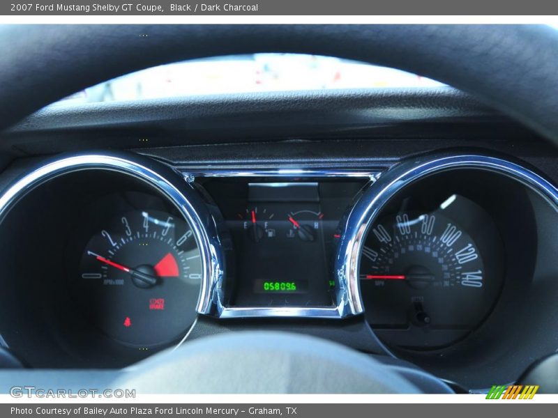 Black / Dark Charcoal 2007 Ford Mustang Shelby GT Coupe