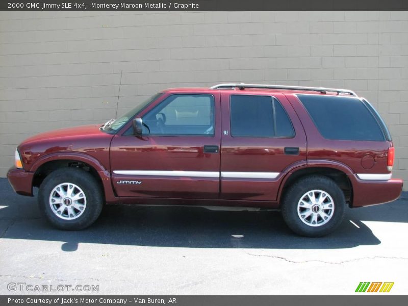 Monterey Maroon Metallic / Graphite 2000 GMC Jimmy SLE 4x4
