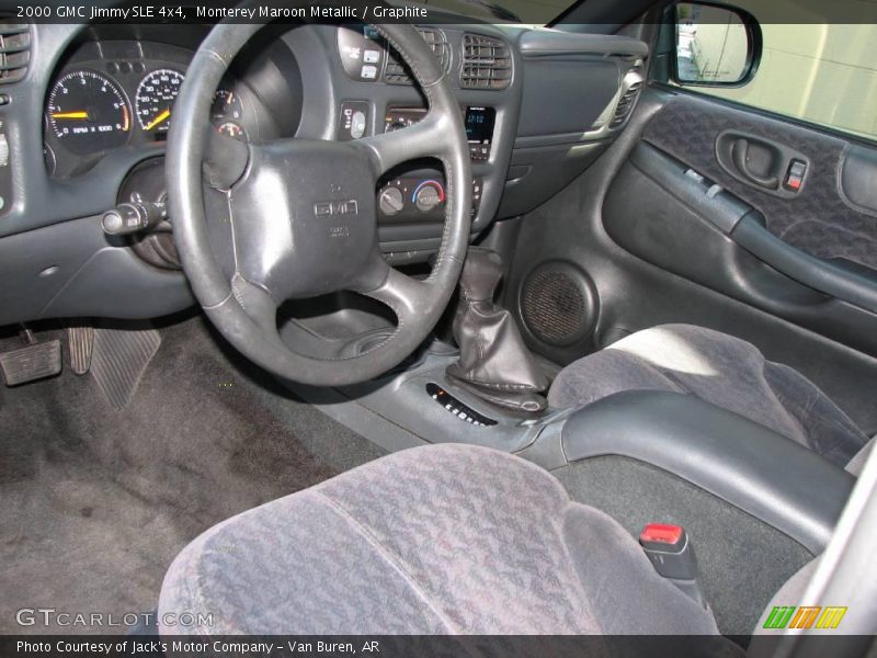 Monterey Maroon Metallic / Graphite 2000 GMC Jimmy SLE 4x4