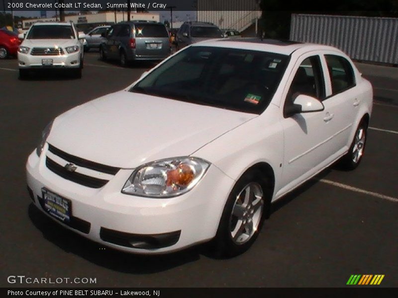 Summit White / Gray 2008 Chevrolet Cobalt LT Sedan