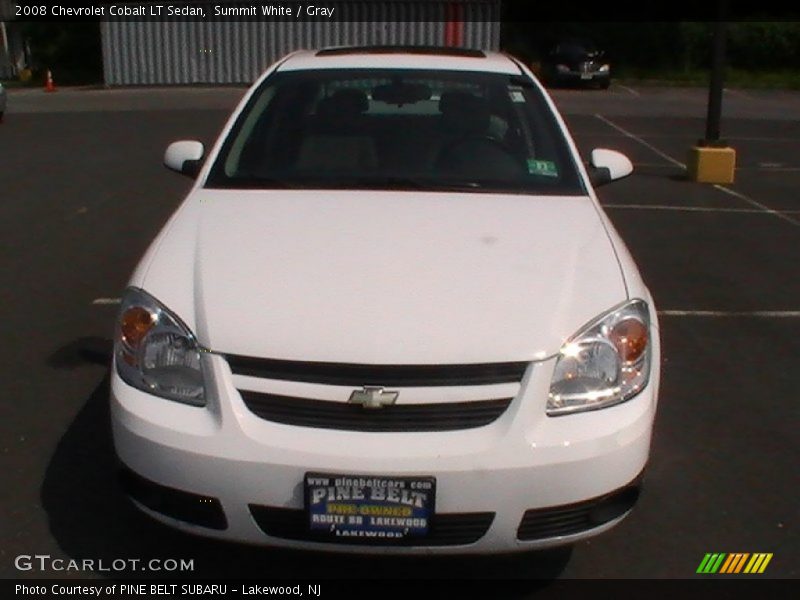 Summit White / Gray 2008 Chevrolet Cobalt LT Sedan
