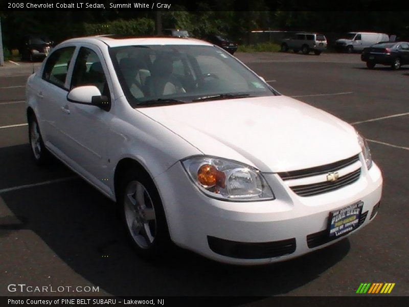 Summit White / Gray 2008 Chevrolet Cobalt LT Sedan