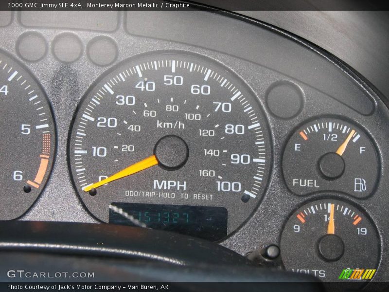 Monterey Maroon Metallic / Graphite 2000 GMC Jimmy SLE 4x4