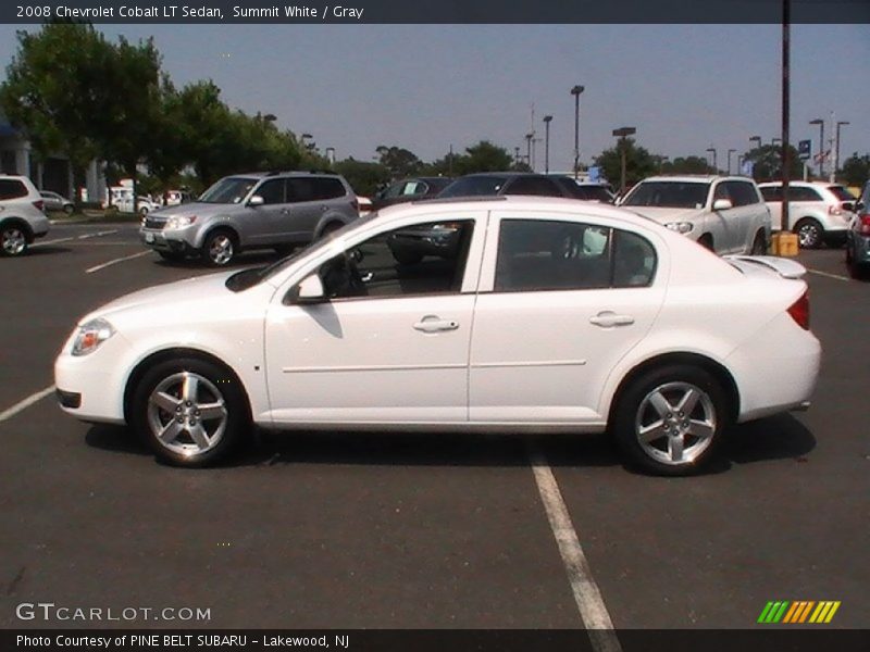 Summit White / Gray 2008 Chevrolet Cobalt LT Sedan