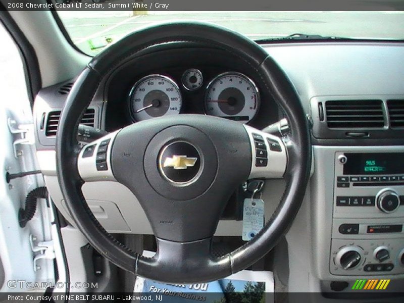 Summit White / Gray 2008 Chevrolet Cobalt LT Sedan