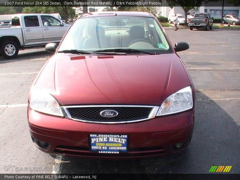 Dark Toreador Red Metallic / Dark Pebble/Light Pebble 2007 Ford Focus ZX4 SES Sedan