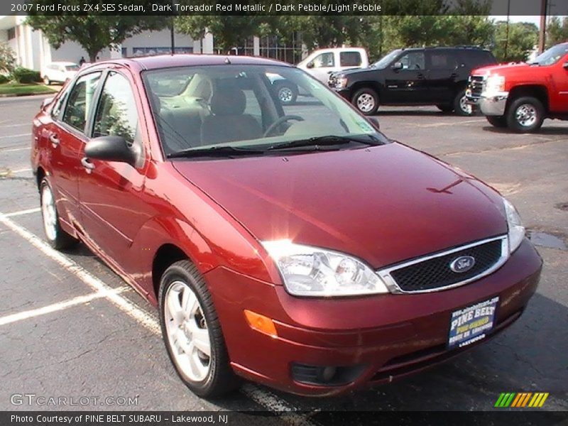 Dark Toreador Red Metallic / Dark Pebble/Light Pebble 2007 Ford Focus ZX4 SES Sedan