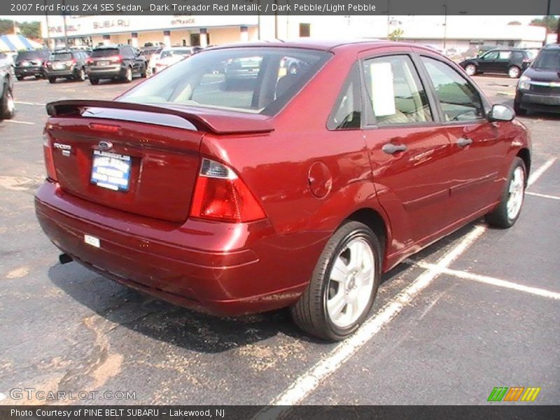Dark Toreador Red Metallic / Dark Pebble/Light Pebble 2007 Ford Focus ZX4 SES Sedan