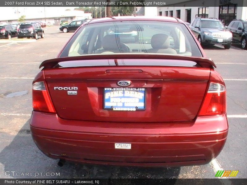 Dark Toreador Red Metallic / Dark Pebble/Light Pebble 2007 Ford Focus ZX4 SES Sedan