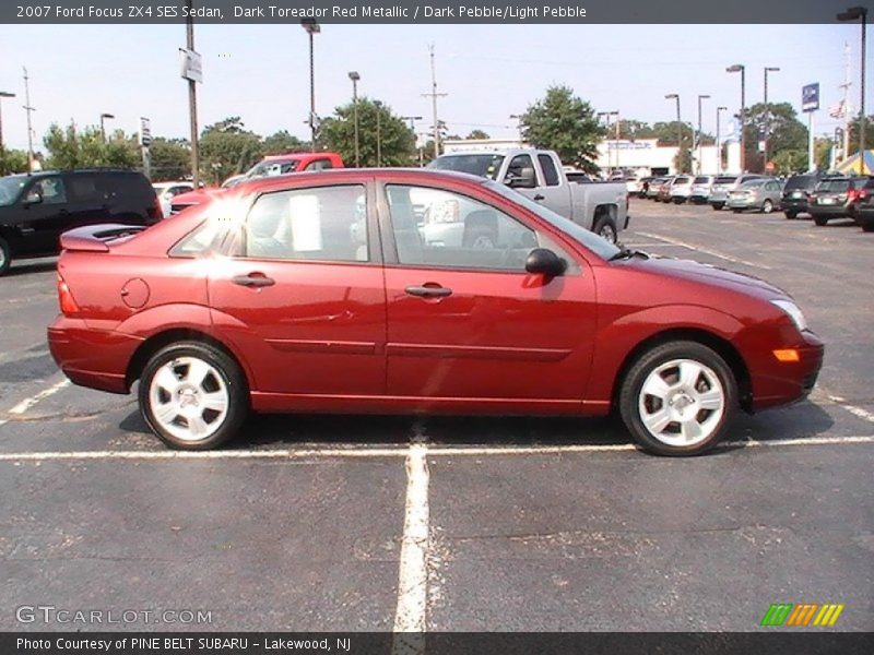 Dark Toreador Red Metallic / Dark Pebble/Light Pebble 2007 Ford Focus ZX4 SES Sedan