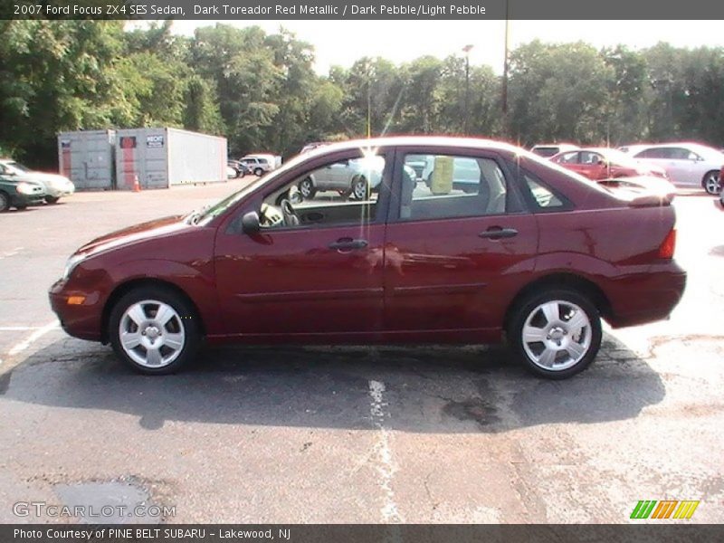 Dark Toreador Red Metallic / Dark Pebble/Light Pebble 2007 Ford Focus ZX4 SES Sedan