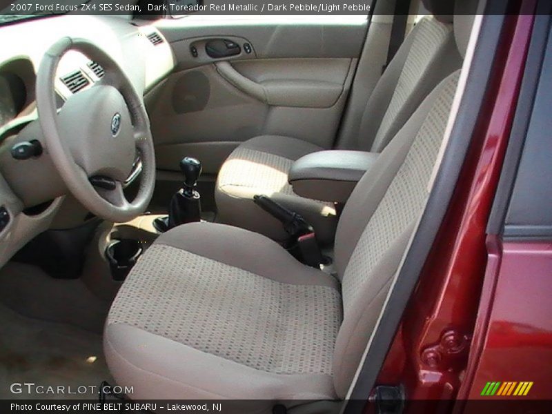 Dark Toreador Red Metallic / Dark Pebble/Light Pebble 2007 Ford Focus ZX4 SES Sedan