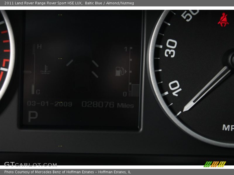 Baltic Blue / Almond/Nutmeg 2011 Land Rover Range Rover Sport HSE LUX