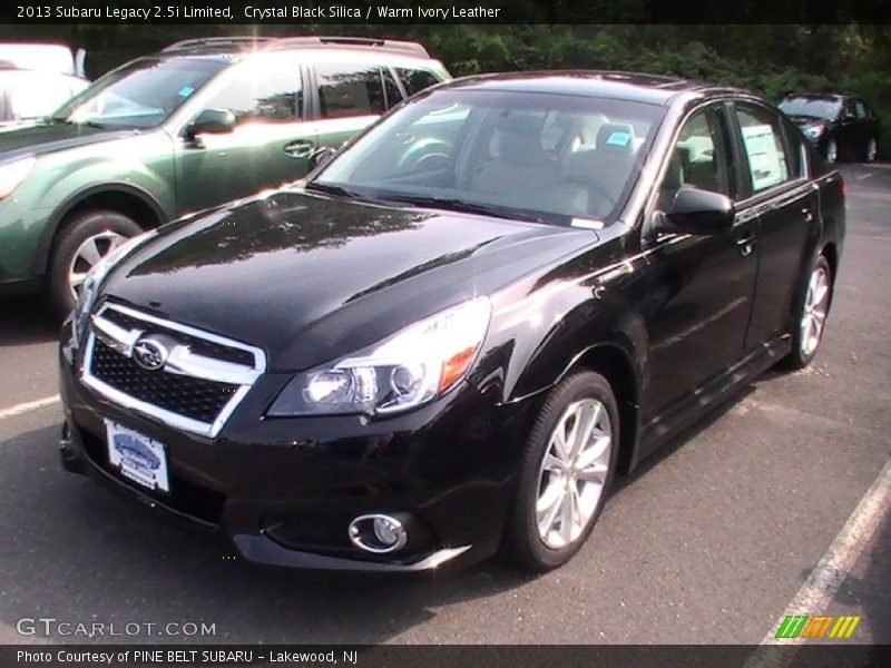 Crystal Black Silica / Warm Ivory Leather 2013 Subaru Legacy 2.5i Limited