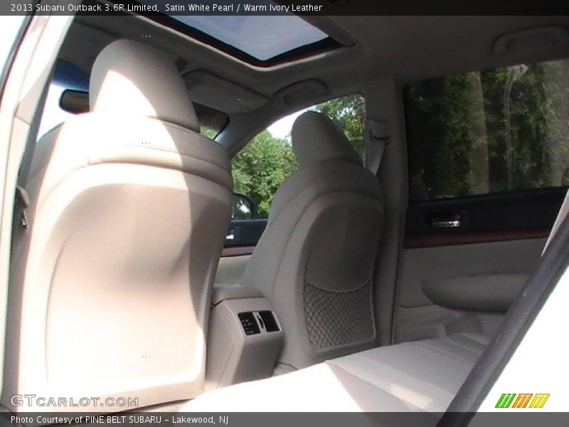 Satin White Pearl / Warm Ivory Leather 2013 Subaru Outback 3.6R Limited