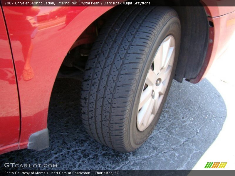 Inferno Red Crystal Pearl / Dark Khaki/Light Graystone 2007 Chrysler Sebring Sedan