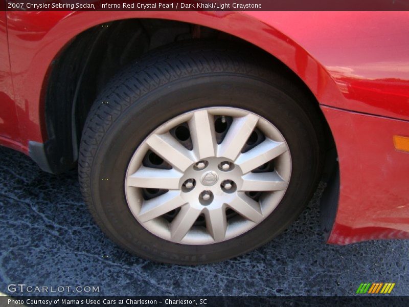 Inferno Red Crystal Pearl / Dark Khaki/Light Graystone 2007 Chrysler Sebring Sedan