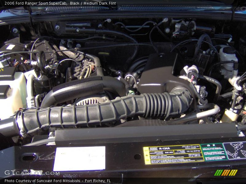 Black / Medium Dark Flint 2006 Ford Ranger Sport SuperCab