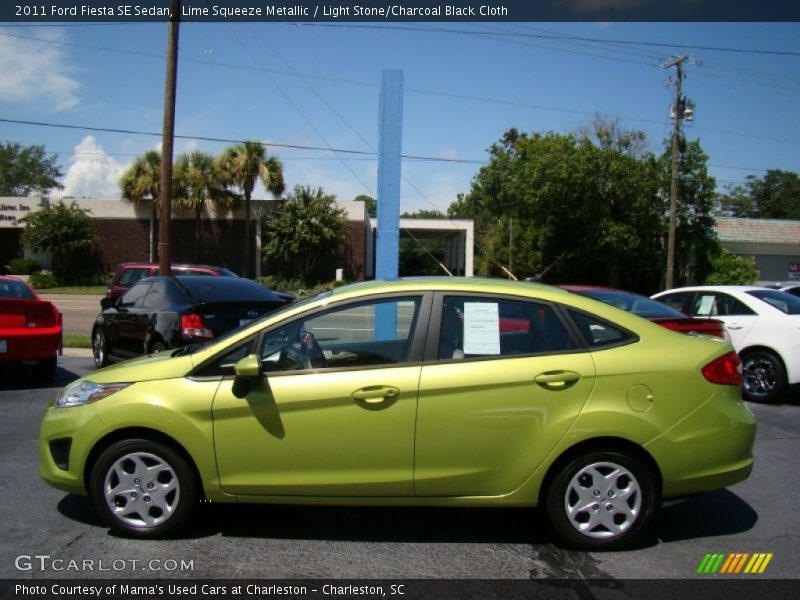  2011 Fiesta SE Sedan Lime Squeeze Metallic
