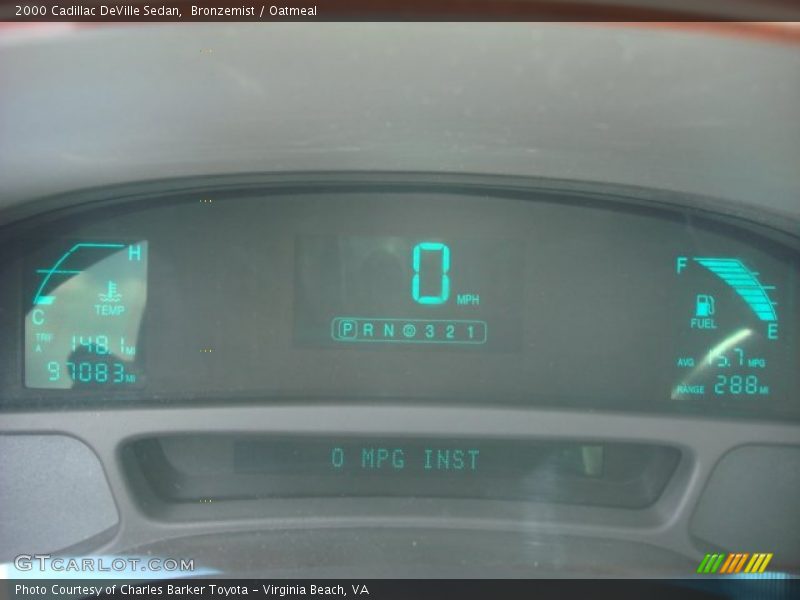 Bronzemist / Oatmeal 2000 Cadillac DeVille Sedan