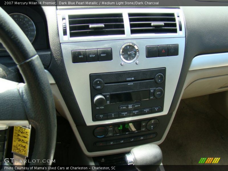 Dark Blue Pearl Metallic / Medium Light Stone/Dark Charcoal 2007 Mercury Milan I4 Premier