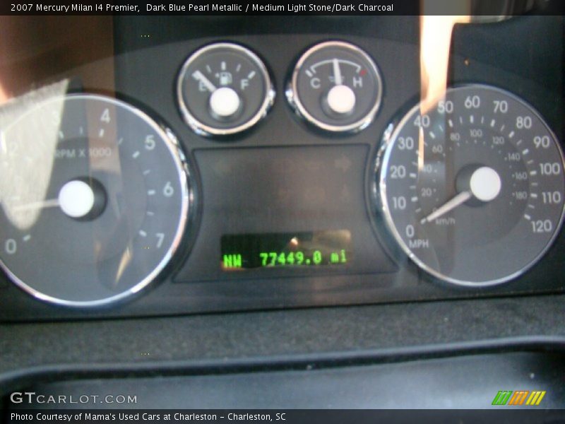 Dark Blue Pearl Metallic / Medium Light Stone/Dark Charcoal 2007 Mercury Milan I4 Premier