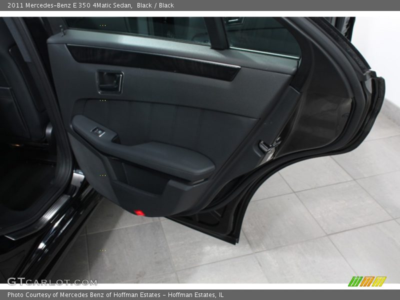 Black / Black 2011 Mercedes-Benz E 350 4Matic Sedan