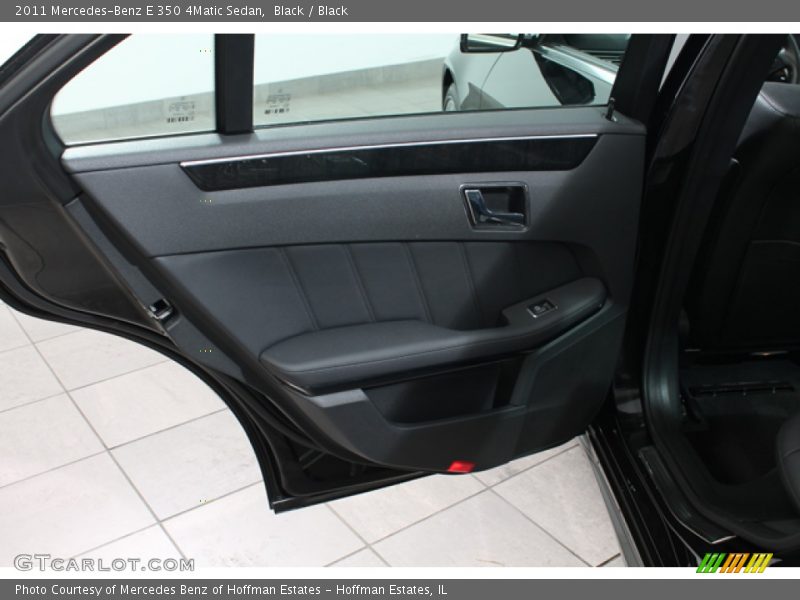 Black / Black 2011 Mercedes-Benz E 350 4Matic Sedan