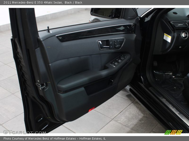 Black / Black 2011 Mercedes-Benz E 350 4Matic Sedan