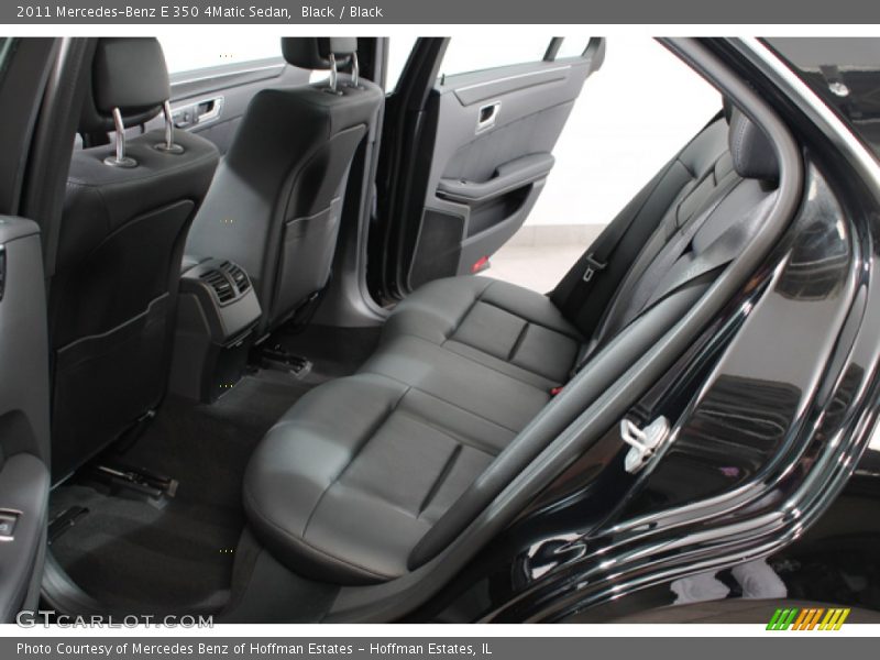 Black / Black 2011 Mercedes-Benz E 350 4Matic Sedan