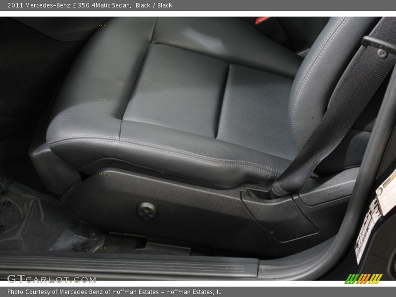 Black / Black 2011 Mercedes-Benz E 350 4Matic Sedan