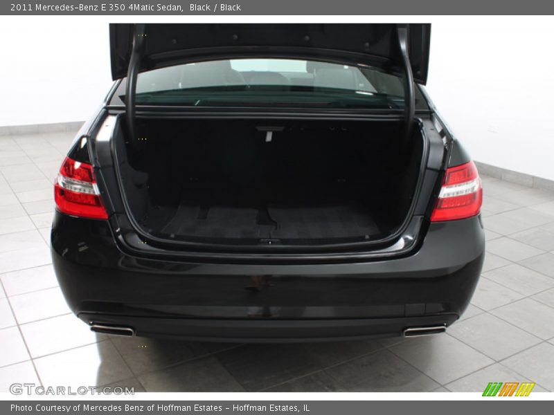 Black / Black 2011 Mercedes-Benz E 350 4Matic Sedan