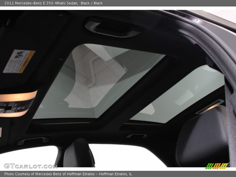 Black / Black 2011 Mercedes-Benz E 350 4Matic Sedan
